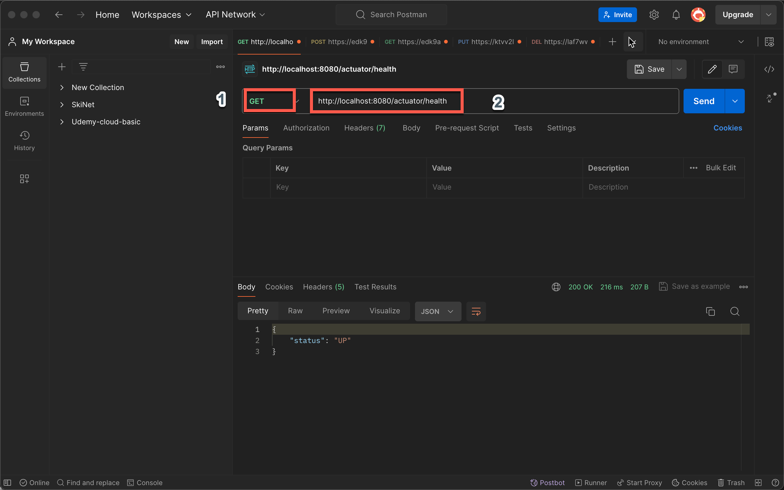 Test with Postman