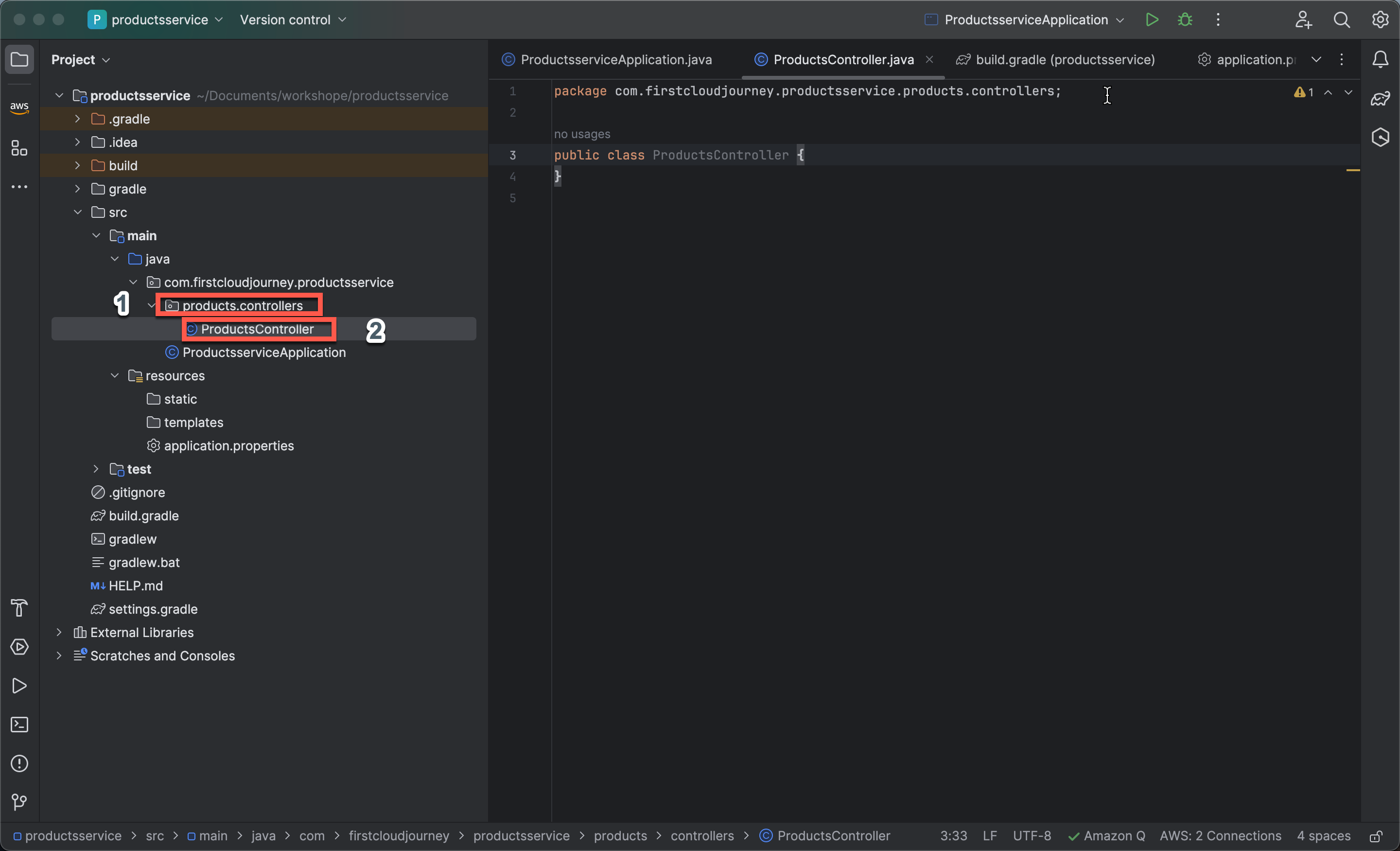 Create Controller
